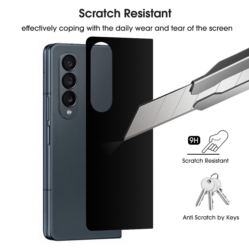 Kính Cường Lực HD Bảo Vệ Mặt Trước / Sau Cho Samsung Galaxy Z Fold 4