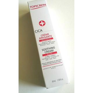[ƯU ĐÃI CHÀO HÈ] Kem làm lành da,dưỡng ẩm, chống nhiễm khuẩn Topicrem CICA Repair Cream 40ml