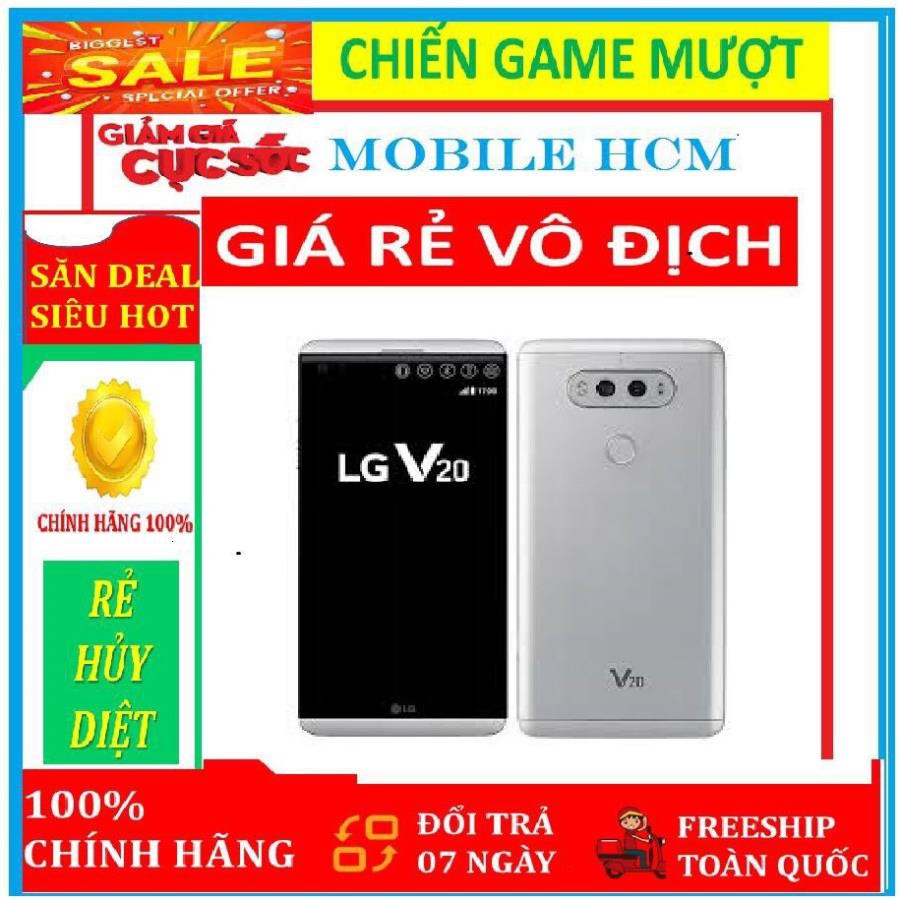 SIÊU PHẨM ĐIỆN THOẠI LG V20 _CHÍNH HÃNG_RAM 4GB/64GB_MỚI FULLBOX_BH 1 NĂM BAO ĐỔI 7 NGÀY