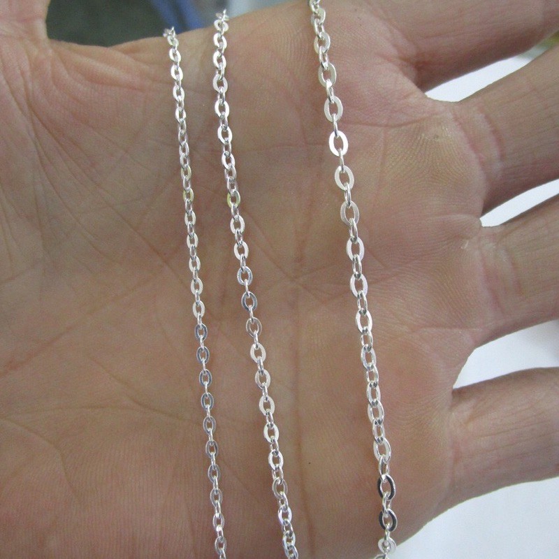 DÂY CHUYỀN CHỮ O CHUẨN BẠC TA NGUYÊN CHẤT- KÈM VIDEO THẬT