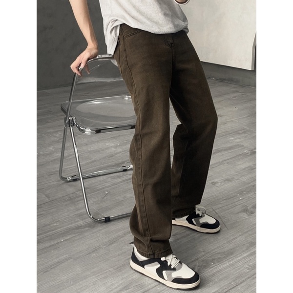 QUẦN BAGGY JEANS ỐNG SUÔNG,QUẦN JEANS ỐNG RỘNG NAM NỮ 870