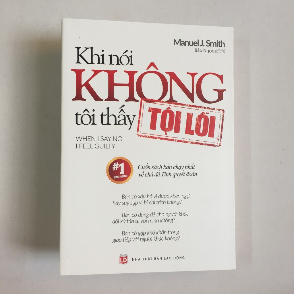 Sách - Khi Nói Không Tôi Thấy Tội Lỗi