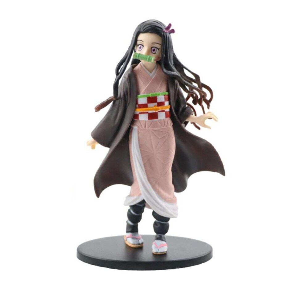 Mô hình Demon Slayer Kimetsu No Yaiba Tanjiro Hình Hành động Zenitsu Nezuko Anime 16cm figure thanh gươm diệt quỷ
