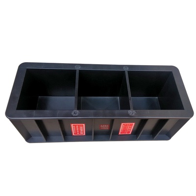 Khuôn đúc mẫu bê tông 100mm kép 3 bằng nhựa