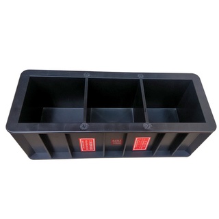 Khuôn đúc mẫu bê tông 100mm kép 3 bằng nhựa