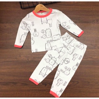 Bộ coton xuất nhật bé gái