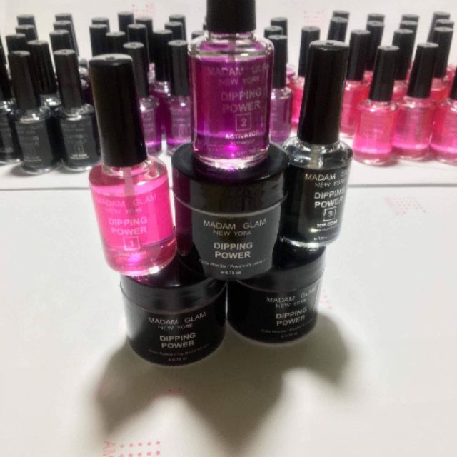 Set bột nhúng mg ( base + activator + top + 3 hũ bột )