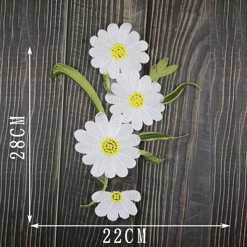 1 Bộ Miếng Vá, May Quần Áo Hình Hoa Hướng Dương