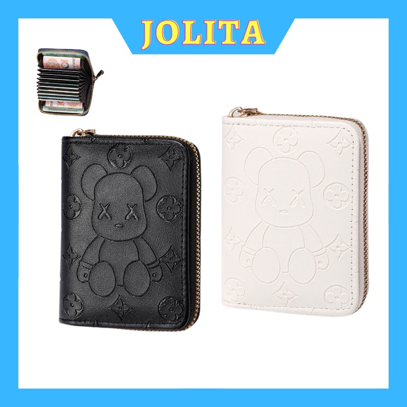 Ví nữ mini học sinh bỏ túi cute gấu mochi dễ thương nhiều ngăn thời trang Hàn Quốc đựng tiền cao cấp giá rẻ JOLITA VN53