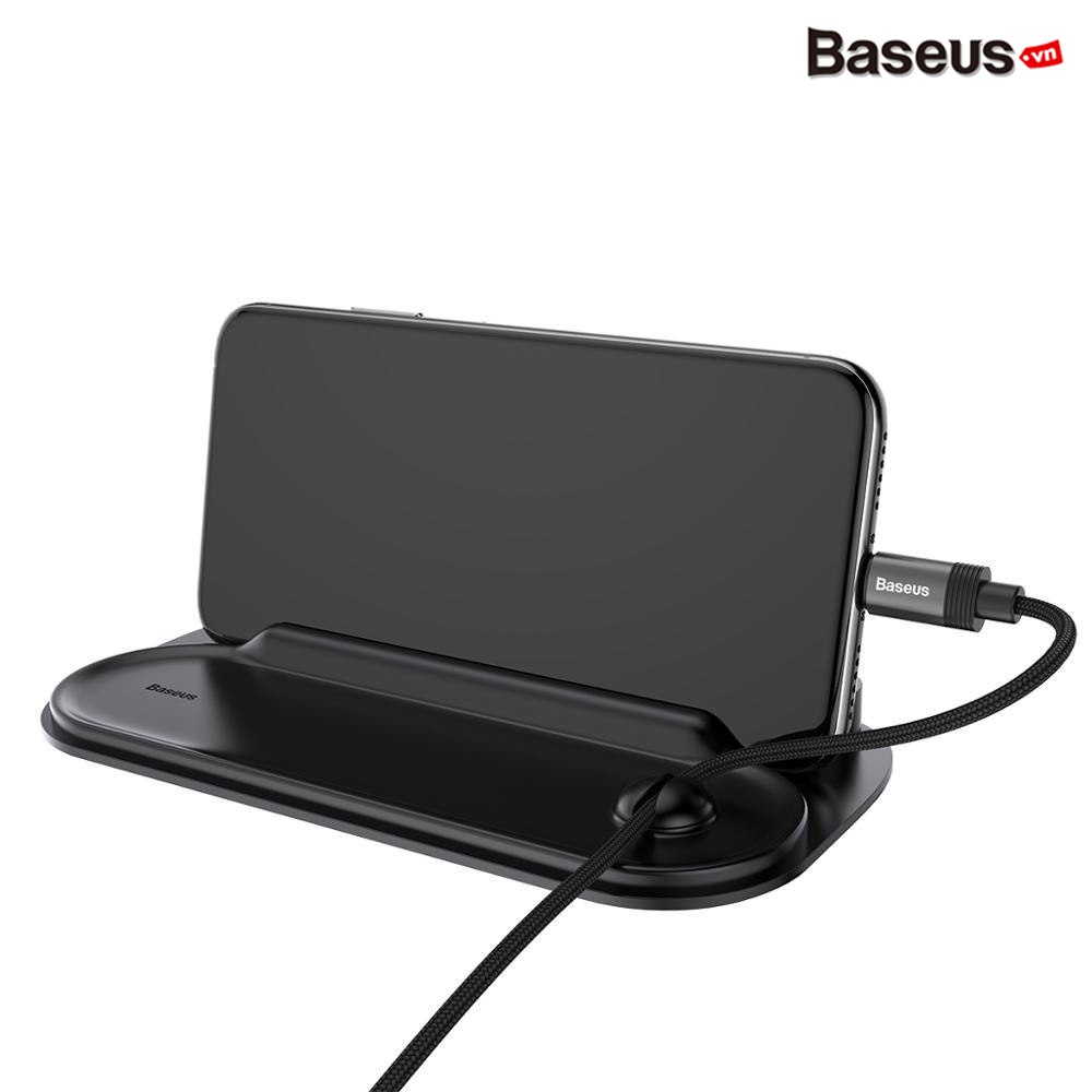 Bộ đế giữ điện thoại trên xe hơi tích hợp bảng số điện thoại Baseus