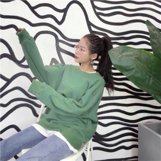 Áo sweater trơn