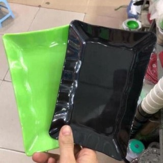 Đĩa phíp nhựa hình chữ nhật size nhỏ đủ màu