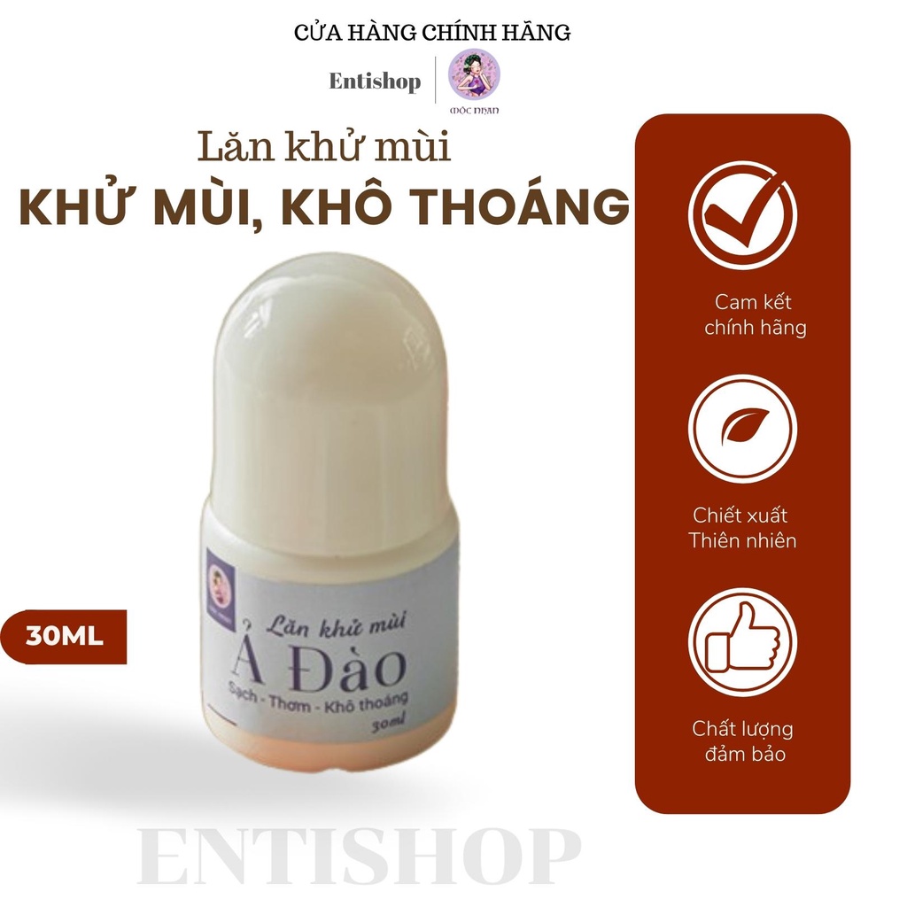 Lăn khử mùi thảo dược ngăn mùi cơ thể, khô thoáng, sạch sẽ MỘC NHAN 30ml