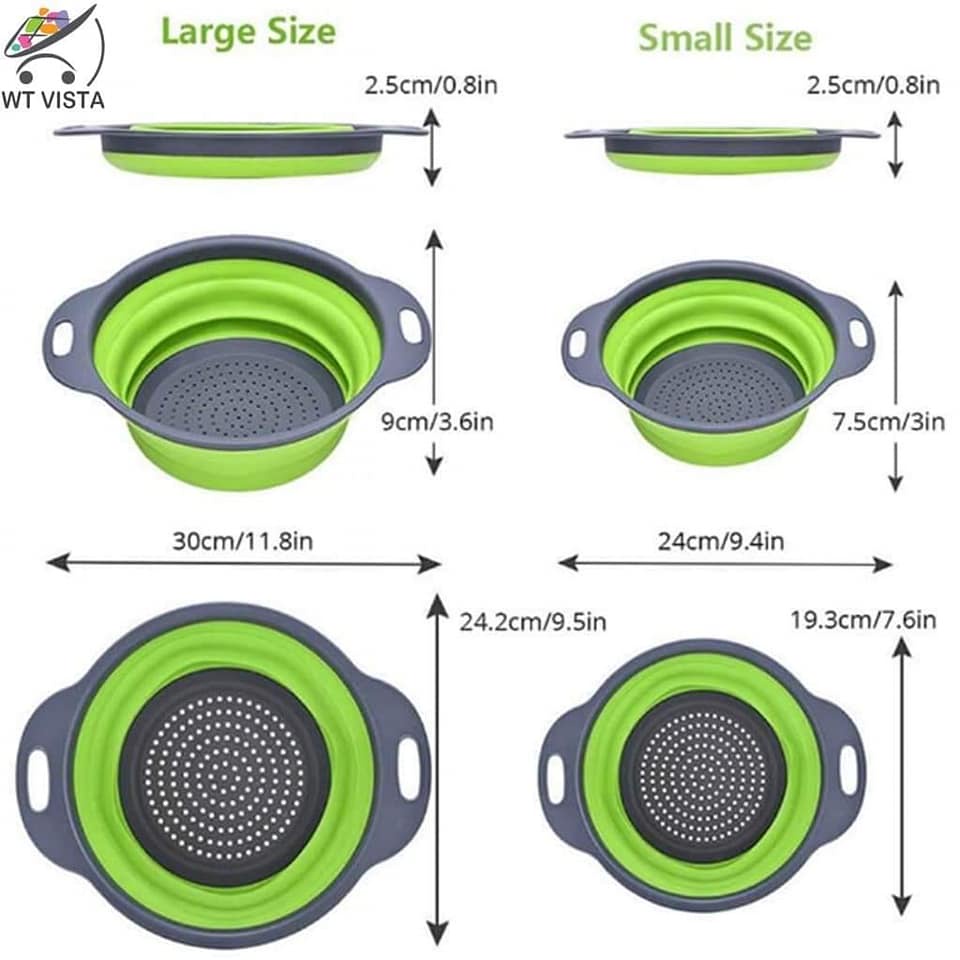 Combo 2 Rổ Gấp Gọn Xếp Gọn Đa Năng