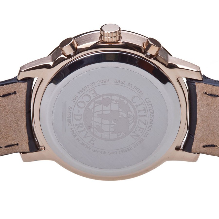 Đồng Hồ Nam Citizen Dây Da AT0496-07E - Mặt Đen (Sapphire)