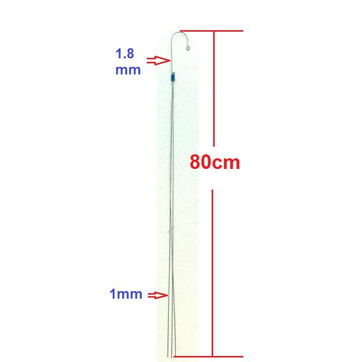 (Rẻ nhất) Set 5 móc kẽm ba dây dùng treo chậu hoa dài 80cm tại thietbinhavuon- hàng đẹp - giao hàng nhanh.