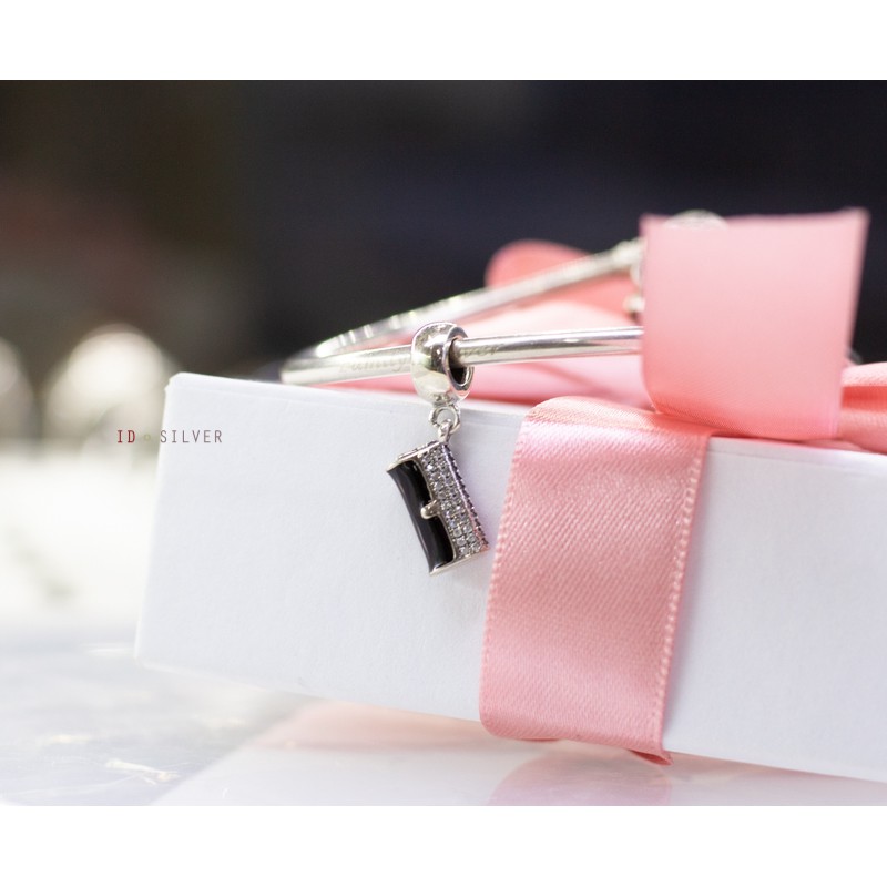 Hạt charm bạc túi xách
