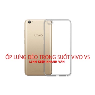 Ốp lưng dẻo trong suốt vivo v5
