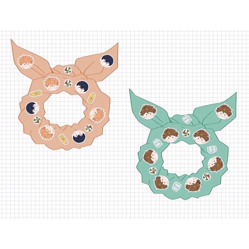 [Order]Scrunchies nhân vật anime Haikyuu