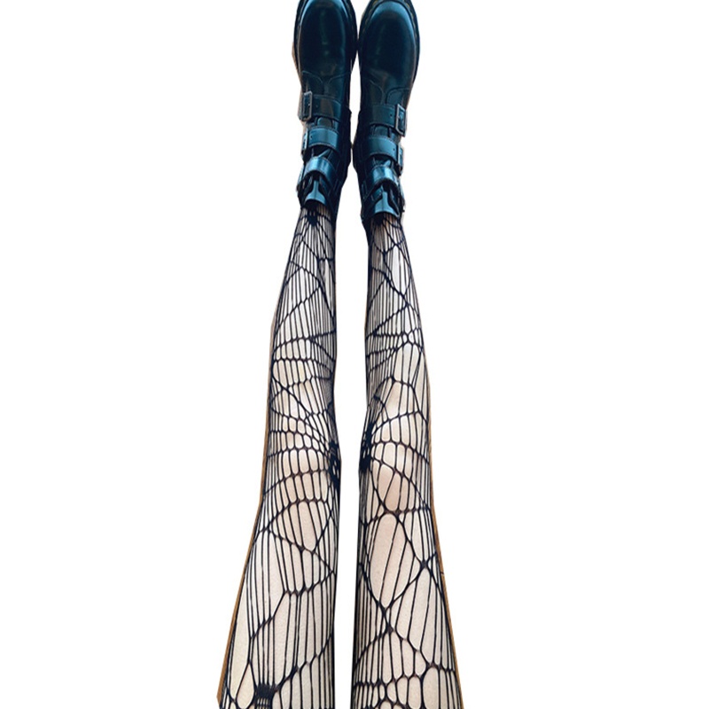 Xixi Quần Tất Lưới Họa Tiết Đầu Lâu Phong Cách Gothic Quyến Rũ Cho Nữ Dịp Halloween