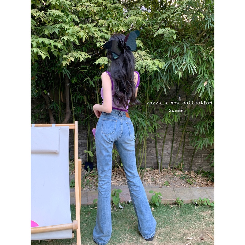 Cocory vn Áo Croptop Dệt Kim Hở Vai 4 Màu Sắc Thời Trang Mùa Hè Dành Cho Nữ