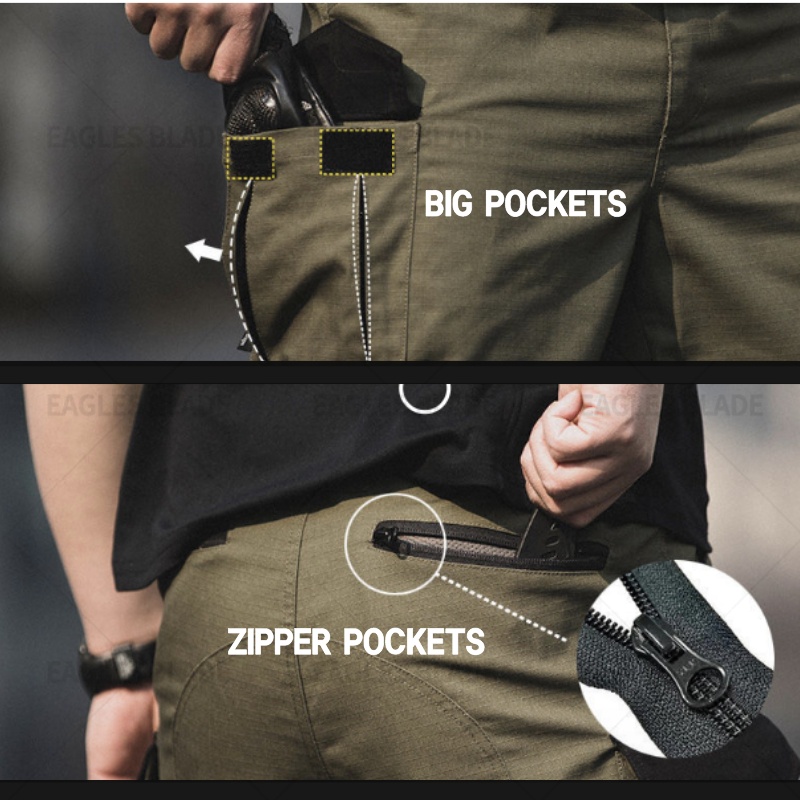 Quần thể thao leo núi EAGLADE SP2 size S-3XL nhiều túi chống thấm nước thoáng khí chống mài mòn thời trang quân đội
