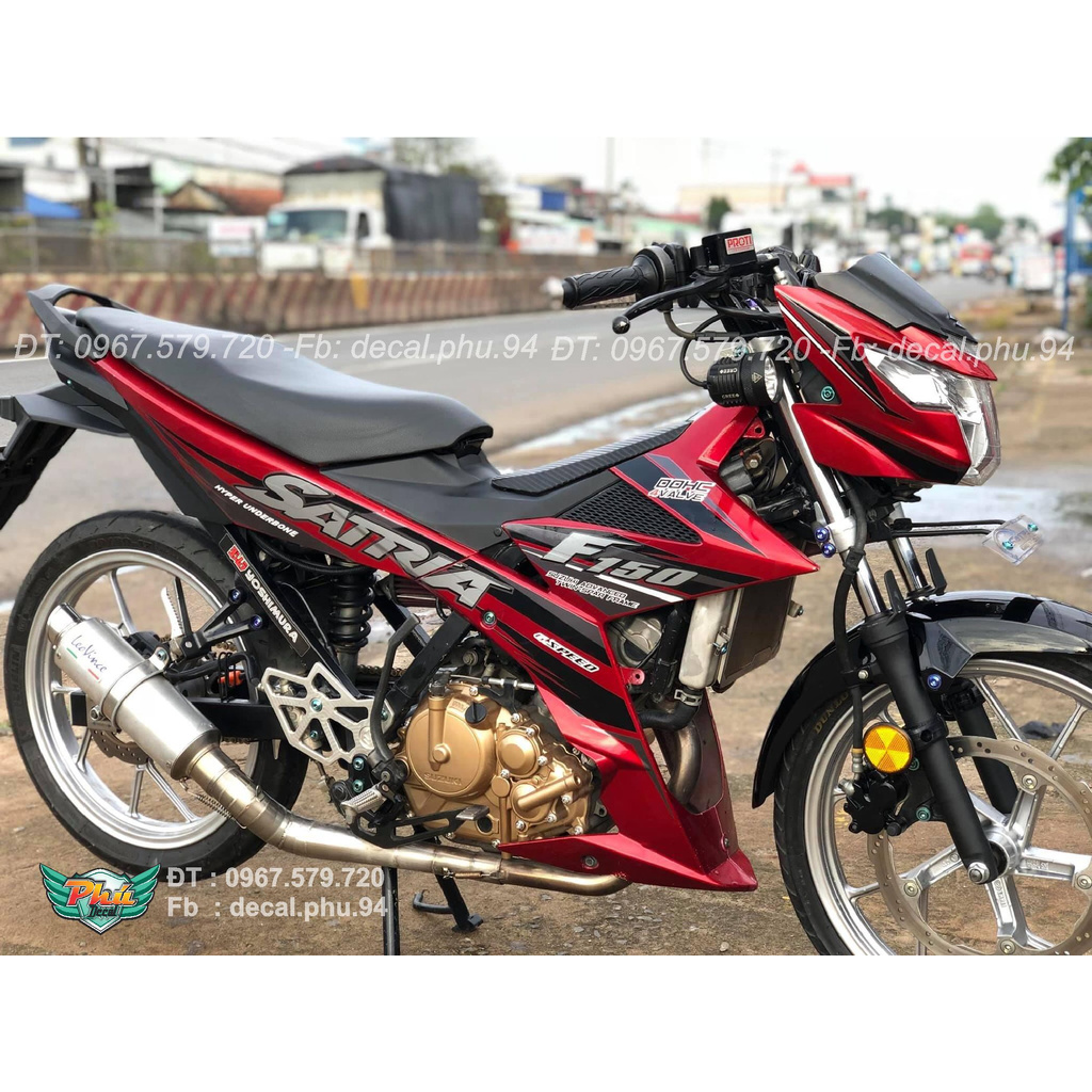 Tem Rời Satria Đỏ đen (J)