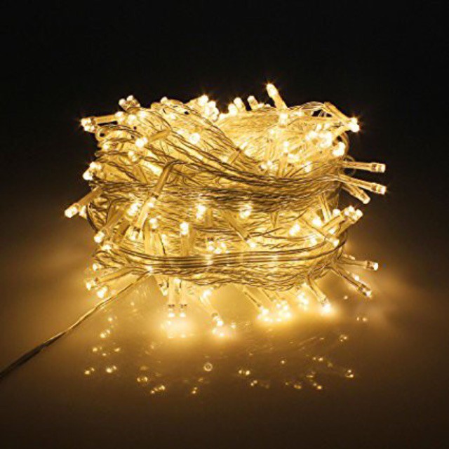 Combo 10 dây đèn Led không chớp màu vàng nắng 7m, chuyên dùng trang trí noel, lễ têt, giáng sinh, sinh nhật, sự kiện