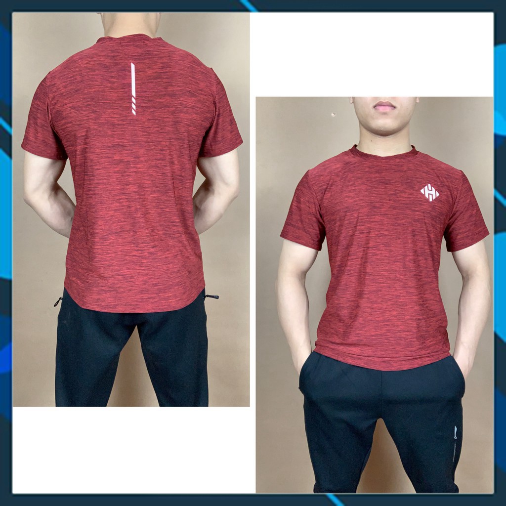 Áo thun nam trơn cổ tròn cộc tay vải thun lạnh co dãn 4 chiều thương hiệu Hsimple áo thể thao tập gym nam áo body | BigBuy360 - bigbuy360.vn