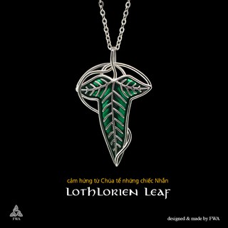 Mặt bạc nữ FWA Lothlorien Leaf- Chúa tể chiếc Nhẫn