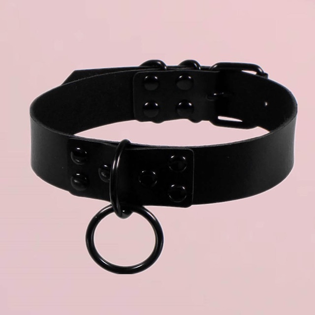 Vòng Cổ Choker Da Nhiều Màu Sắc Phong Cách Punk Rock Gothic Thời Trang Cho Nữ