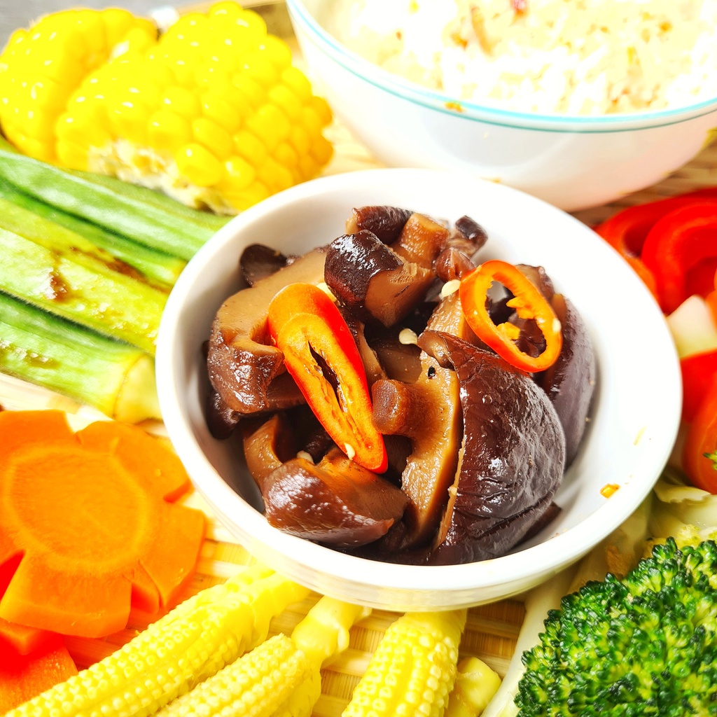 NẤM ĐÔNG CÔ RIM MẶN NHÀ LÀM GIA TRUYỀN 200gr