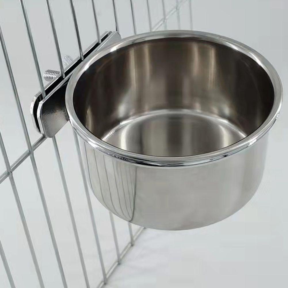 LET Bát Đựng Thức Ăn Bằng Thép Không Gỉ Chống Nghẹn Cho Chim Cảnh