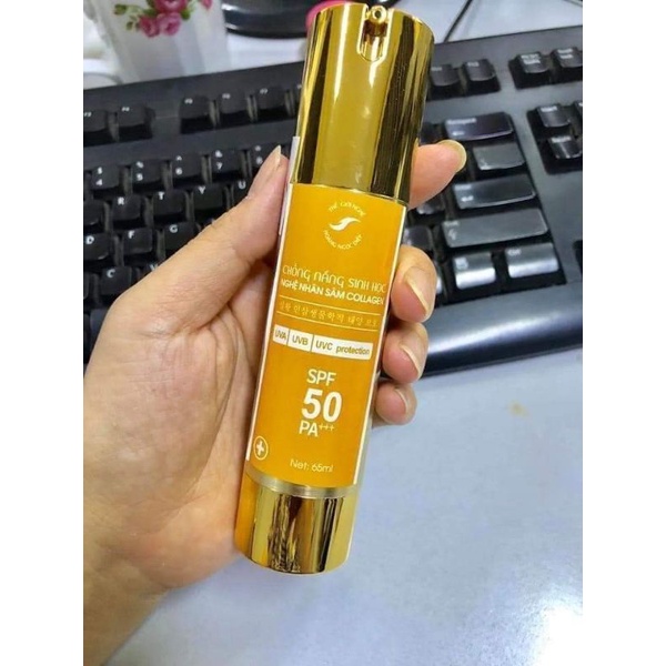 CHỐNG NẮNG SINH HỌC NGHỆ NHÂN SÂM COLLAGEN - HOÀNG NGỌC DIỆP
