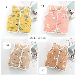 🍀Áo gile cotton nỉ cho bé - Quần áo trẻ em🍀