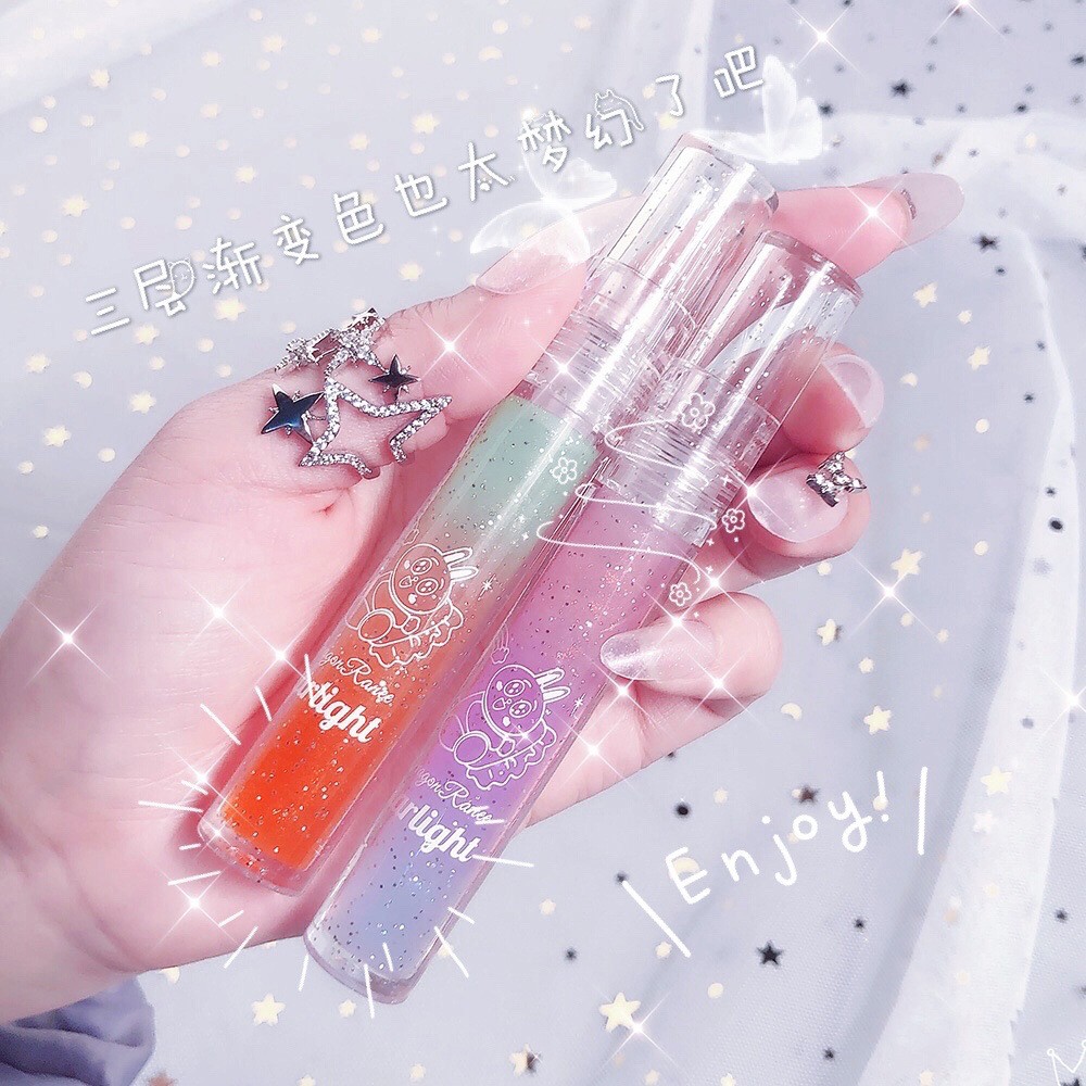 🍭 Son Tint Nhũ Bóng Dưỡng Môi 3 Tầng Siêu Lạ Starlight Lip Oil 🍭 | BigBuy360 - bigbuy360.vn