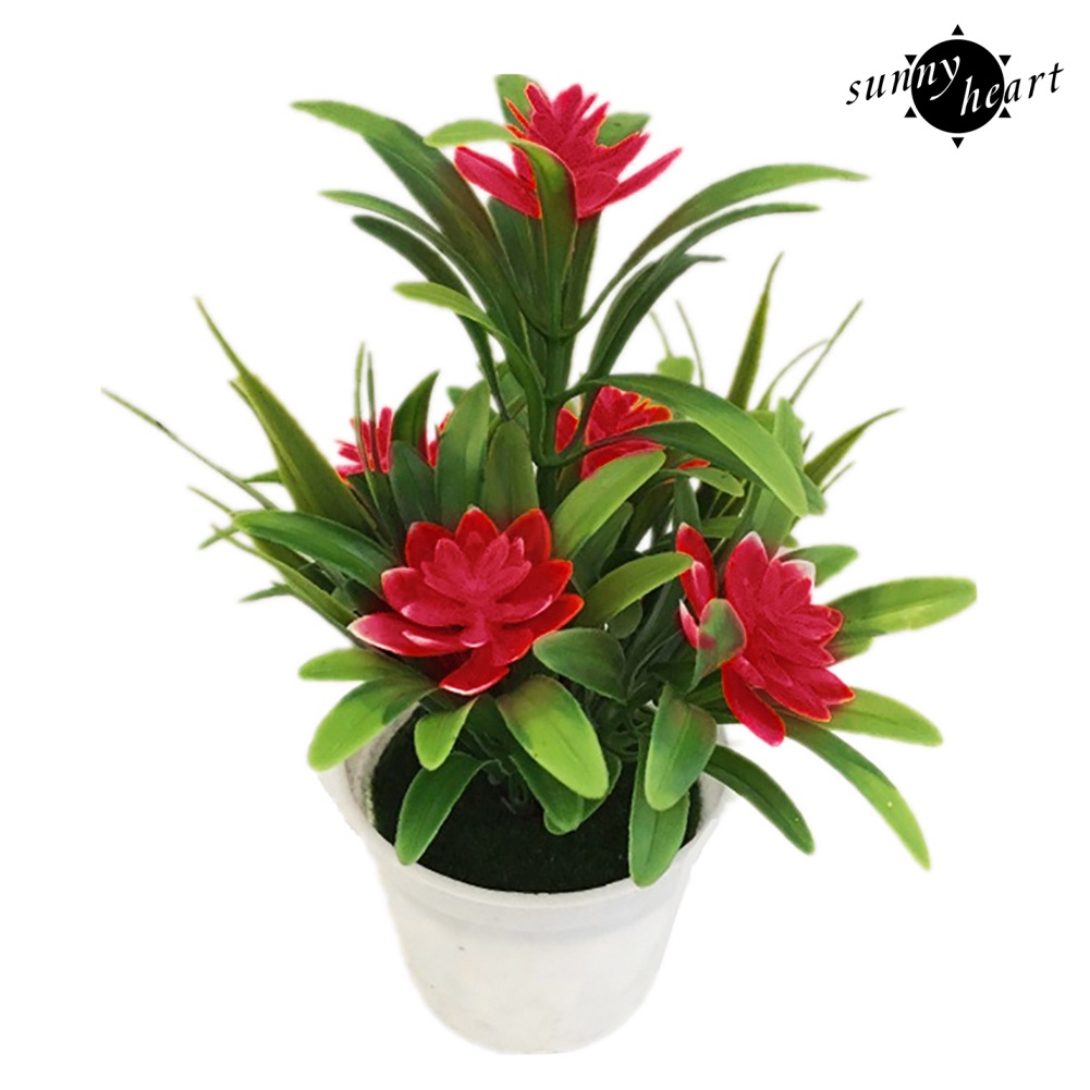 Chậu Hoa Sen Giả Trang Trí Nhà Cửa/Sân Vườn/Tiệc Cưới