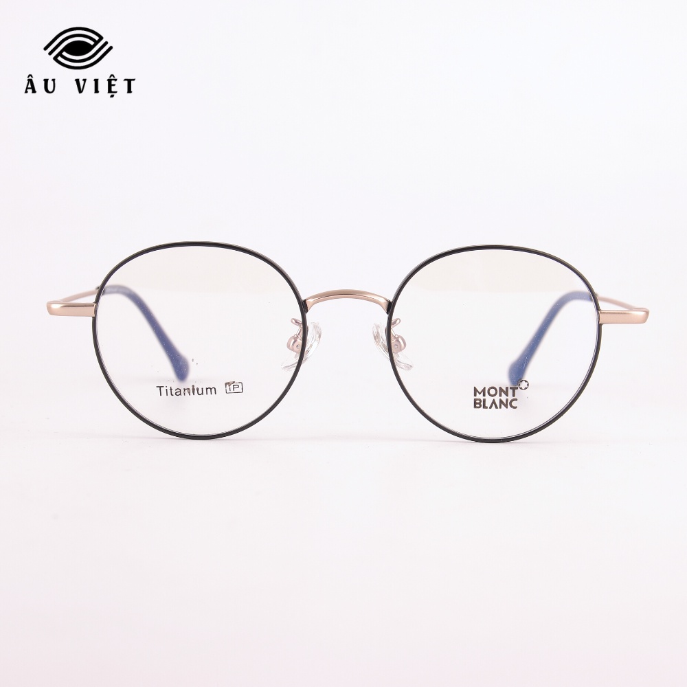 Gọng kính titanium MB 1074 dáng tròn Full box