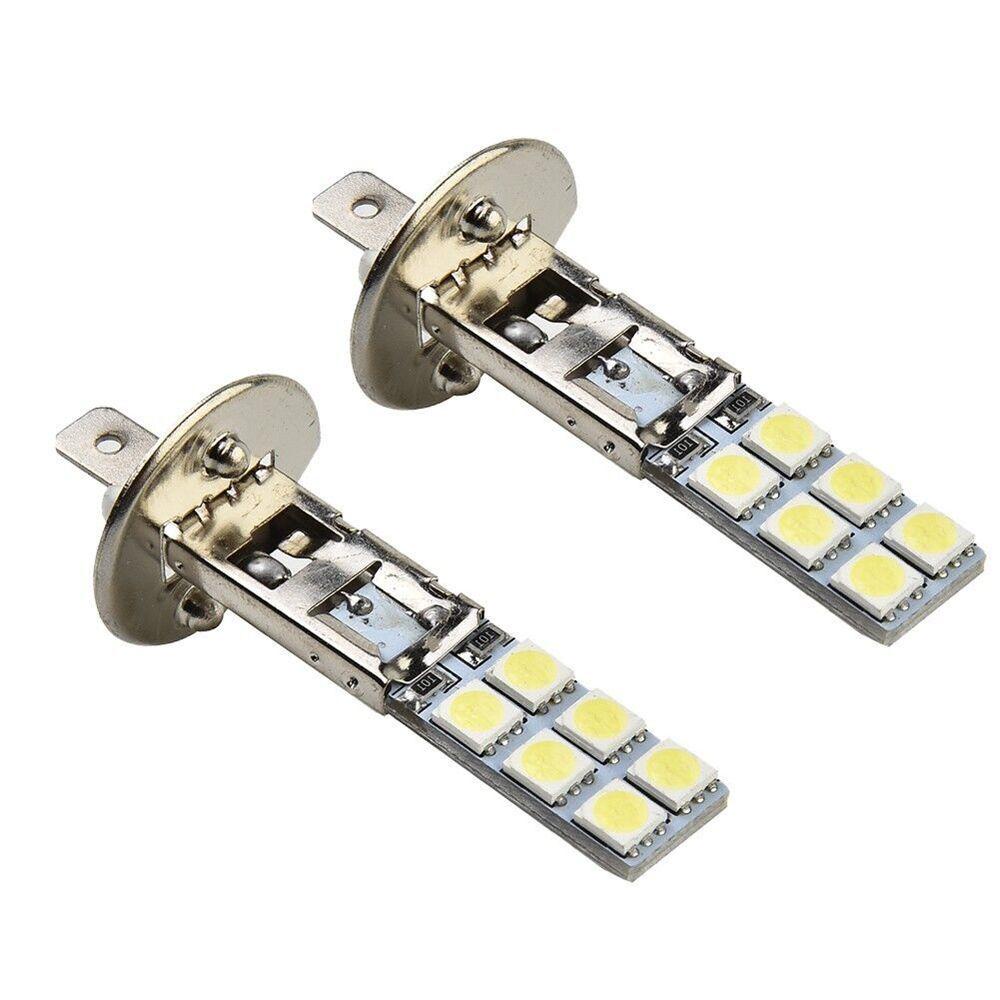 Bộ 2 Đèn Pha Siêu Sáng 12SMD-5050 6000K 55W Cho Xe Hơi