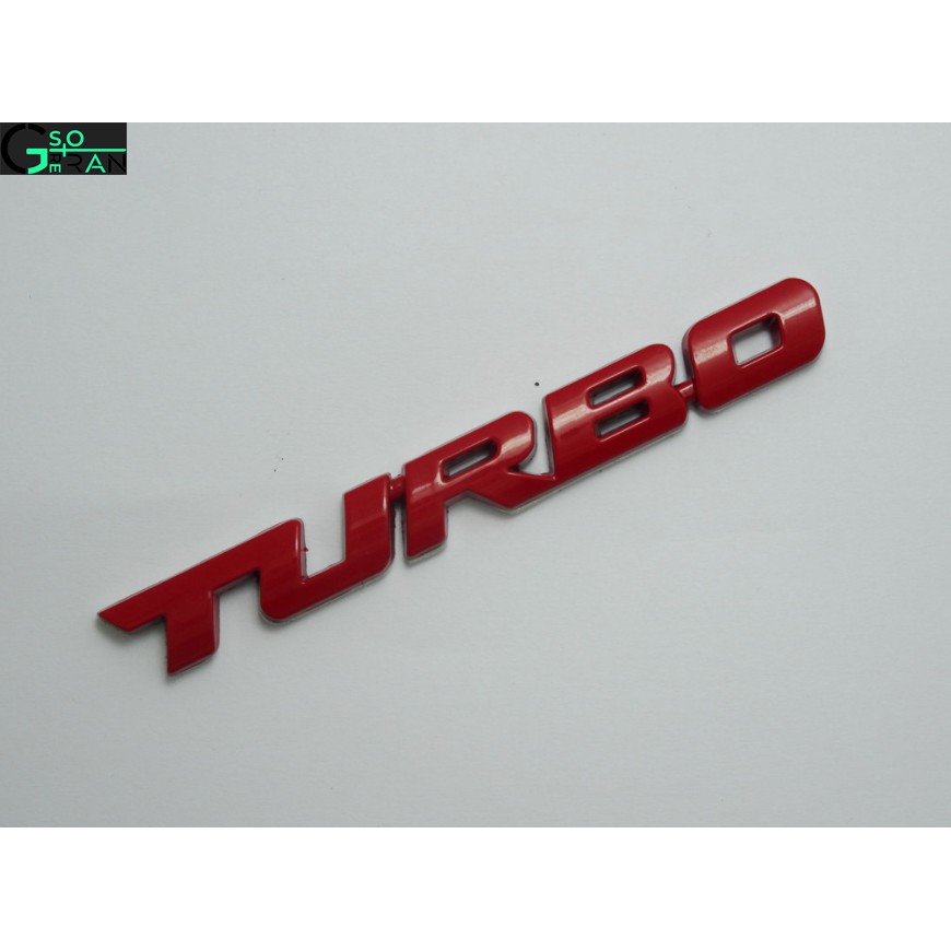 TEM DECAL CHỮ NỔI 3D TURBO