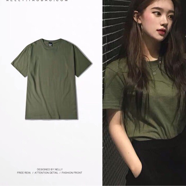 (HÀNG CÓ SẴN) ÁO PHÔNG NELLY NAM NỮ MÀU TRƠN ĐỦ SIZE | BigBuy360 - bigbuy360.vn