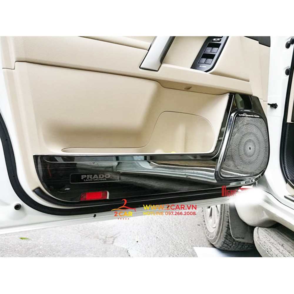 Ốp Trang Trí Tapli Cánh Cửa Xe Toyota Prado, Hàng TiTan Cao Cấp