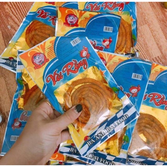 Snack vòi rồng thơm cay đậm đà hương vị tuổi thơ