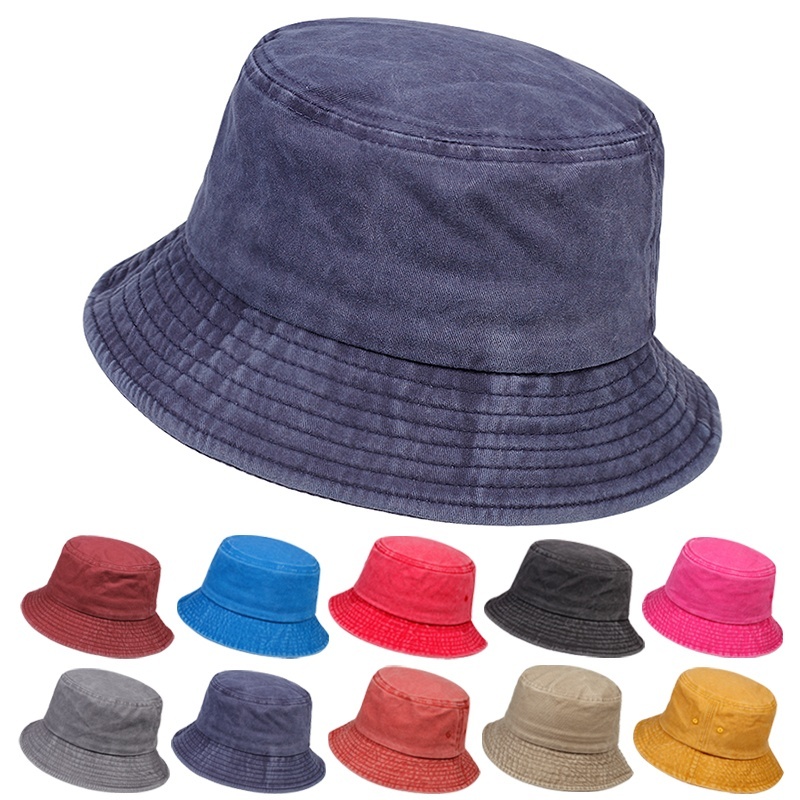Nón tai bèo cotton chống nắng nhiều màu sắc tùy chọn thời trang cho nam và nữ