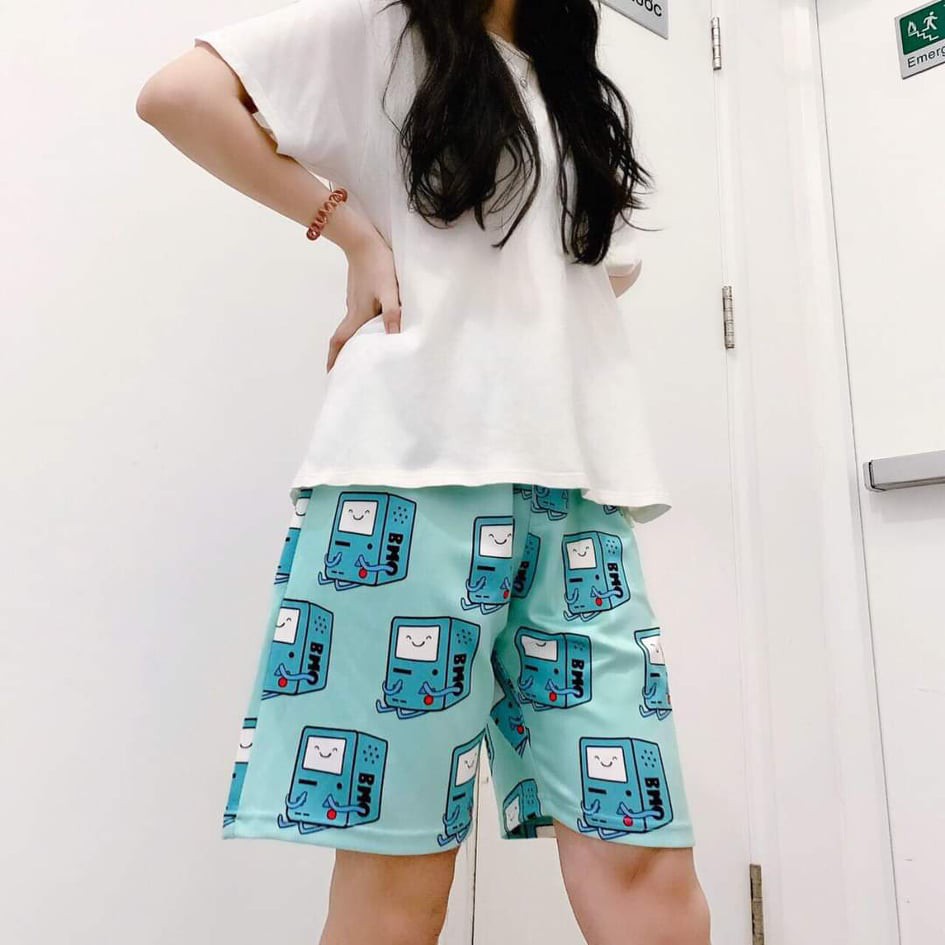 [COMBO TIẾT KIỆM] Set áo tay lững trắng + quần short thun BMO unisex