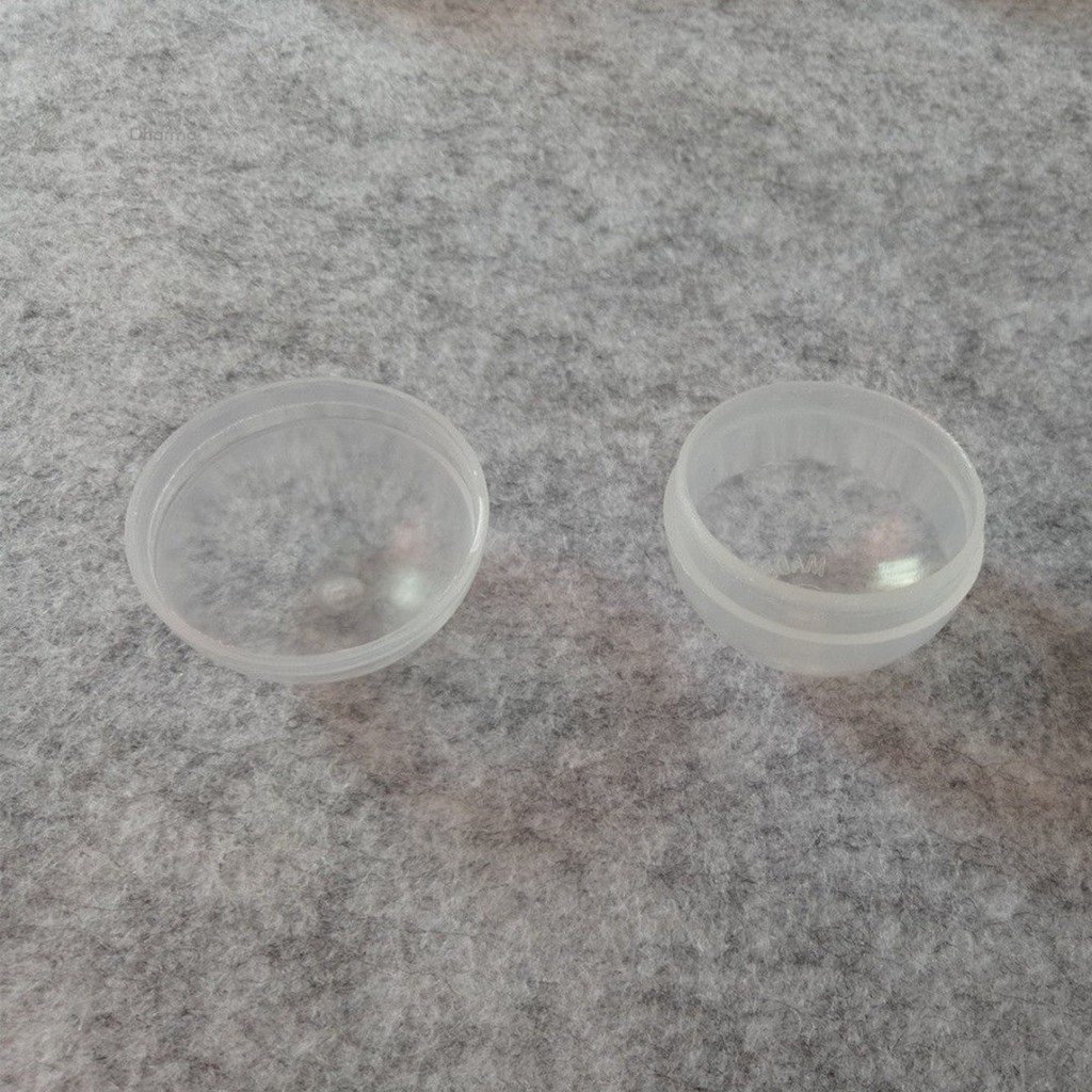 Bộ 10 hộp tròn bằng nhựa PP trong suốt đường kính 28mm
