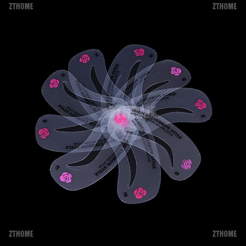 Bộ 26 khuôn vẽ lông mày nhiều kiểu khác nhau