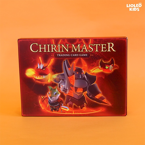 Bộ thẻ bài Lioleo Kids hệ Lửa- Chirin master màu đỏ