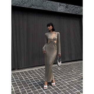 Đầm nữ thiết kế tôn dáng ôm body lucie.brandvn - đầm body 04 màu xám