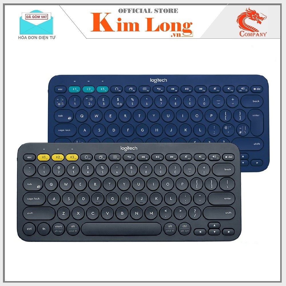 Bàn phím Logitech K380 không dây - Kết nối cùng lúc 3 thiết bị